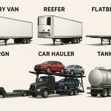 Picking Your First Trailer: Dry Van, Reefer, Flatbed, or Step Deck